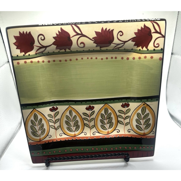 Espana Lifestyle Tabletops Unlimited Lexi Square Salad Plates 8" X 8" Set Of 2 - Picture 1 of 4